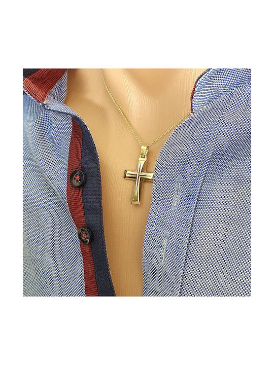 Papadopoulos Gold Men's Gold Cross 14K