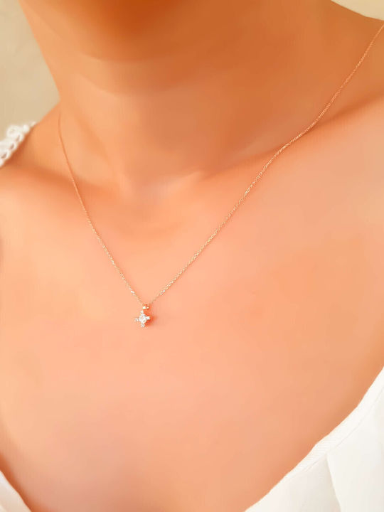 Rose Gold Σταυρός