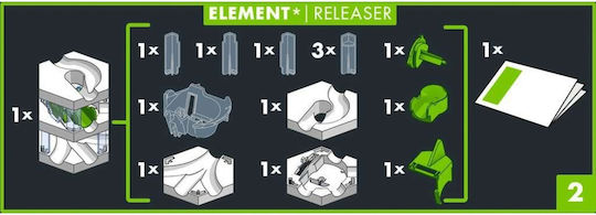 Ravensburger Pro Element Releaser Educational Game Engineering Gravitrax for 8+ years old Years Old