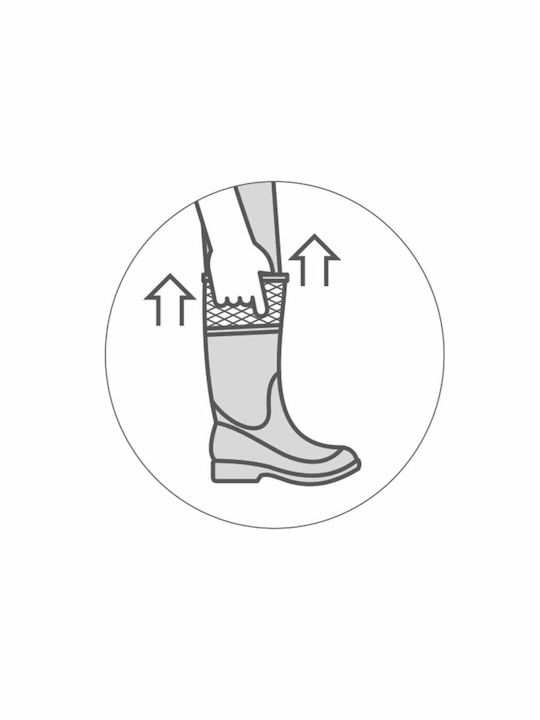 Delta Plus Groundhc Non-Slip Work Wellies Knee Green