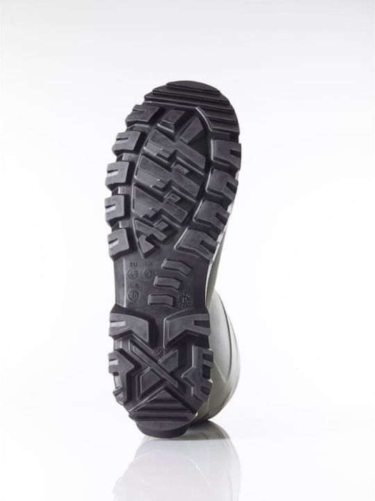 Bekina Agrilite Αντιολισθητικές Unisex Γαλότσες Εργασίας Γονάτου Πράσινες