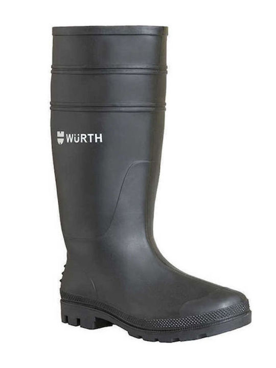 Wurth Agro Work Wellies Knee Black