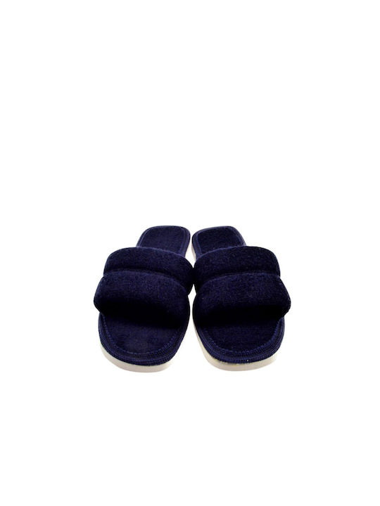 Shoelover Terry Women's Slippers Blue -BLUE