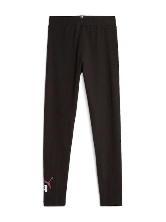 PUMA Kinder Leggings Sport Lang Schwarz ESS LOGO