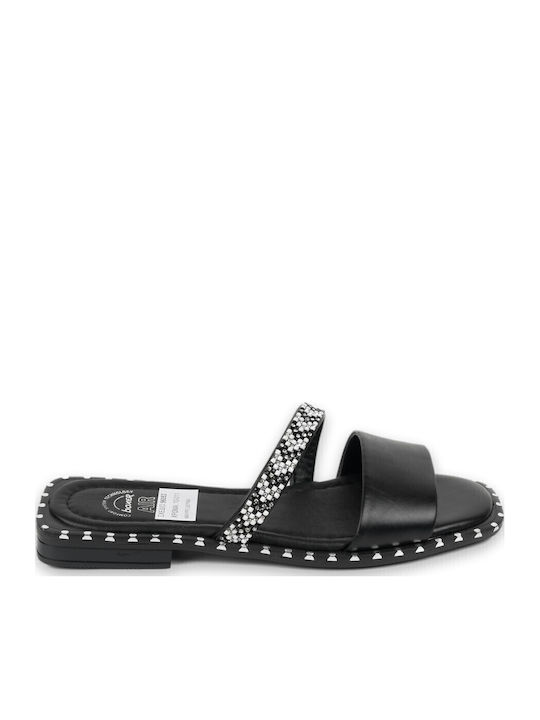 Дамски Slip-On Кожени Черни