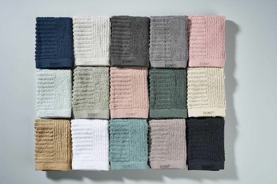 Zone Denmark Handtuch aus 100% Baumwolle in Grün Farbe 30x30cm