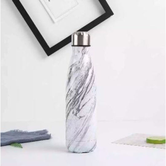 Sugar Love Bottle Thermos Stainless Steel 500ml White
