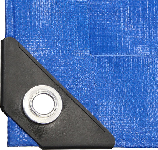 ECD Germany Waterproof Tarpaulin 180gr/m² 12x1.5m. Light Type Blue