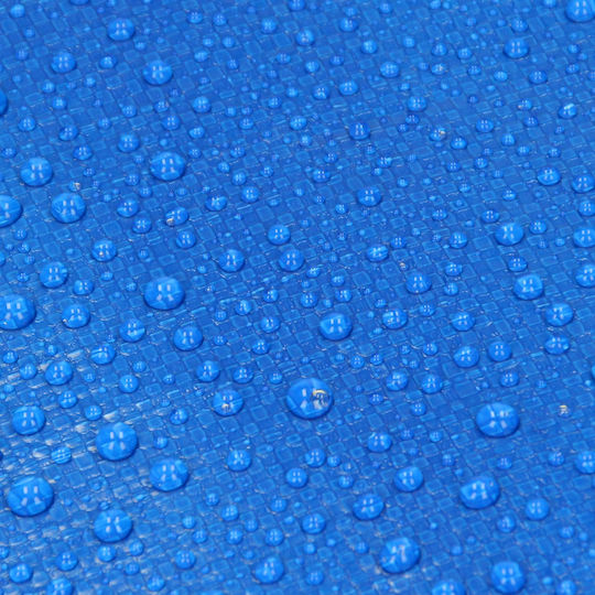 ECD Germany Waterproof Tarpaulin 180gr/m² 12x1.5m. Light Type Blue
