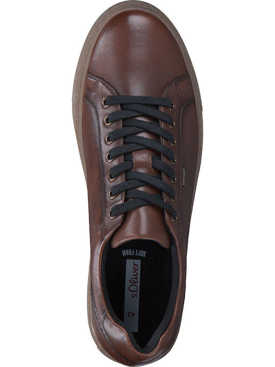 Men's Leather Casual Shoes Tabac Brown