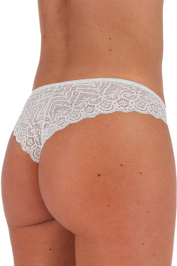 Passion Γυναικείο Sexy String Λευκό