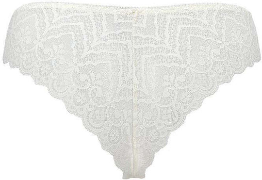Passion Γυναικείο Sexy String Λευκό