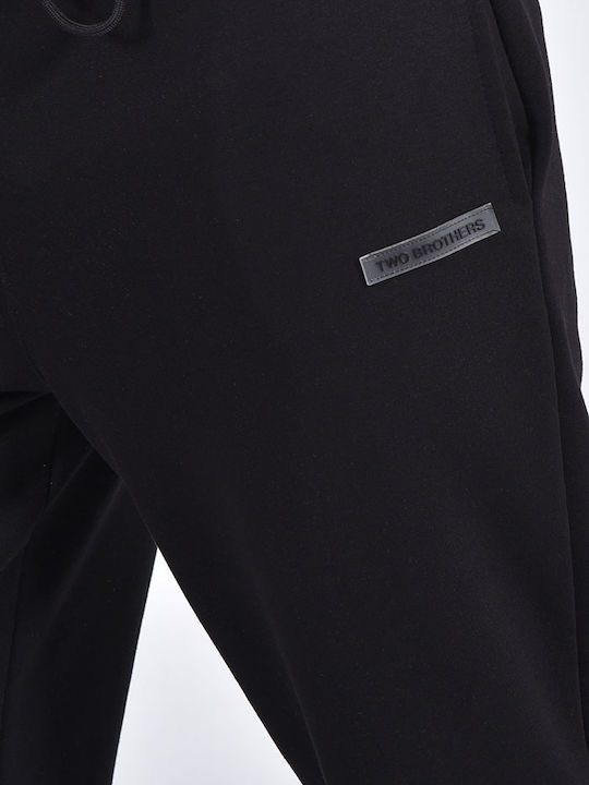 Clever Men's Sweatpants with Rubber Black