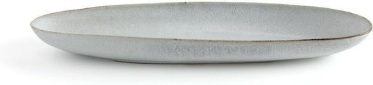 Am.Pm Teller Untiefe Oval Keramik Gray 11x36cm