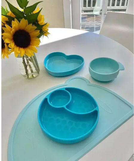 Chicco Σουπλά Γαλάζιο Easy Tablemat από Σιλικόνη για 18+ μηνών