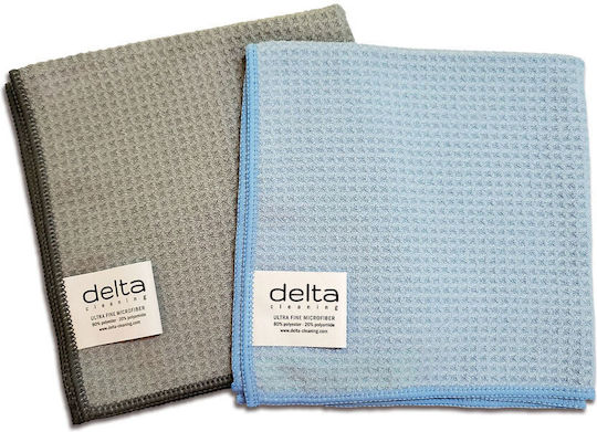 Delta Cleaning ULTRA FINE WAFFLE Гъбести кърпи Обща употреба Син 40x40cm 10бр