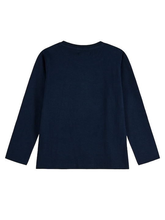 Energiers Kids Blouse Long Sleeve Navy Blue