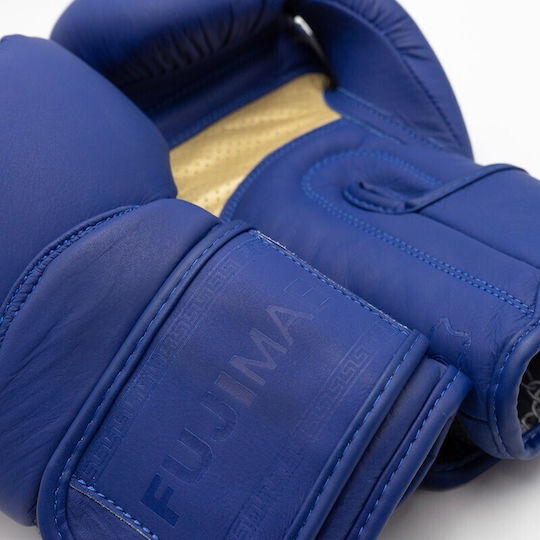 Fujimae Mănuși de Box din Piele pentru Competiție Albastru