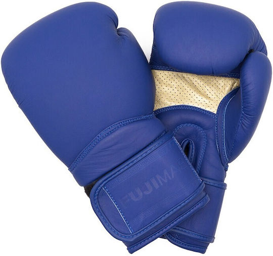 Fujimae Mănuși de Box din Piele pentru Competiție Albastru