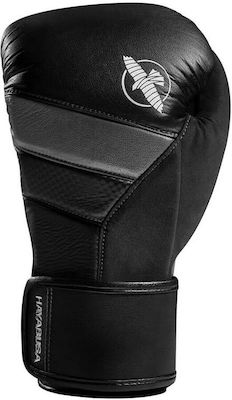 Hayabusa Synthetic Leather Boxing Competition Gloves Black