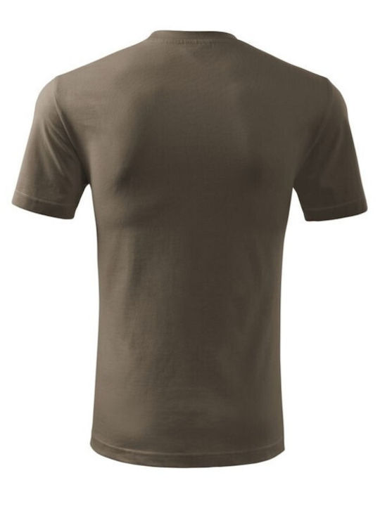 Malfini Men's Short Sleeve Promotional T-Shirt Brown