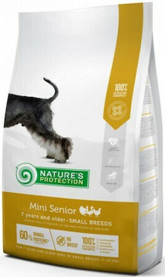 Nature's Protection Mini Senior 2kg Ξηρά Τροφή χωρίς Σιτηρά για Ηλικιωμένους Σκύλους Μικρόσωμων Φυλών με Πουλερικά και Ψάρια