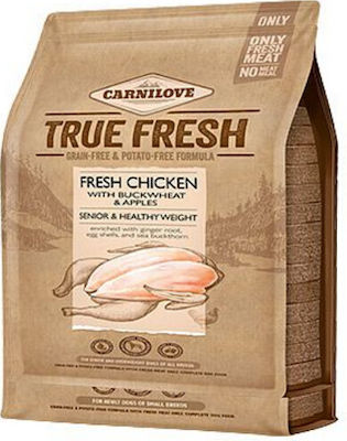 Carnilove True Fresh 1.4kg Hrană Uscată fără Cereale pentru Câini Seniori cu Pui