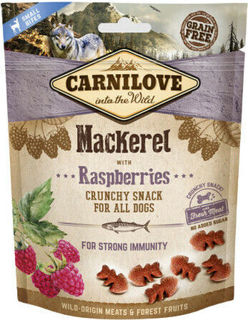 Carnilove Fresh & Crunchy Dog Treat with Ostrich and Blueberries 200gr 020-0707