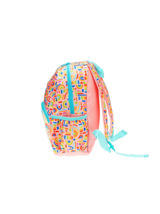 Fisher Price MIni Balloon Ученическа Раница Тип Детска Градина Оранжева с Джоб за Бутилка 12 Литра
