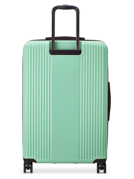Delsey Ophelie Large Travel Suitcase Hard Almond with 4 Wheels Height 77cm 389382143EU