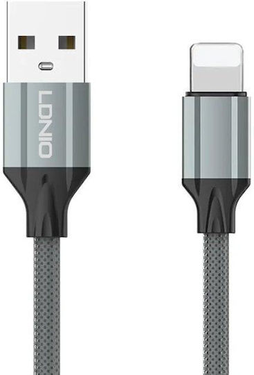 Ldnio LS441 USB-A la Cablu Lightning Gri 1m
