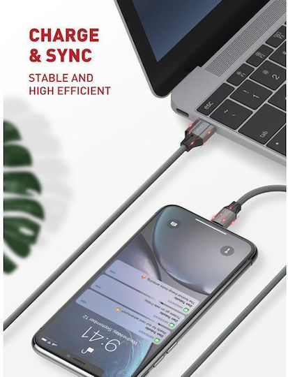 Ldnio LS441 USB-A la Cablu Lightning Gri 1m