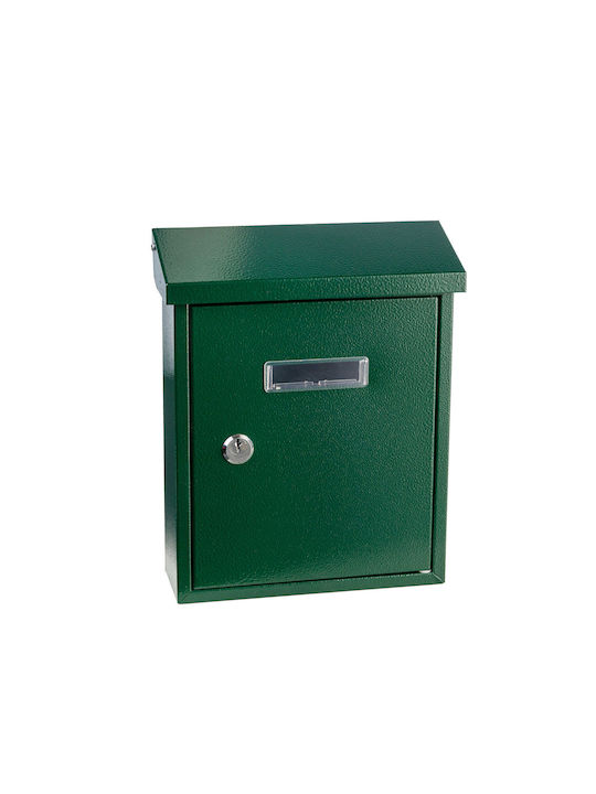 Apartment Building Mailbox Inox in Black Color 20x6.5x25.5cm
