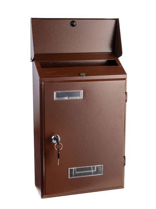 Apartment Building Mailbox Inox in White Color 23.5x36x36cm