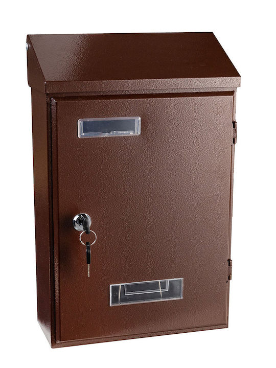 Пощенска Кутия за Блок Inox в Черен Цвят 23.5x36x36см
