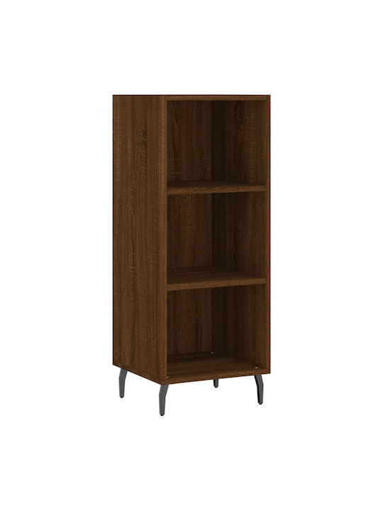 Shelf Floor Brown Oak 34.5x32.5x90cm