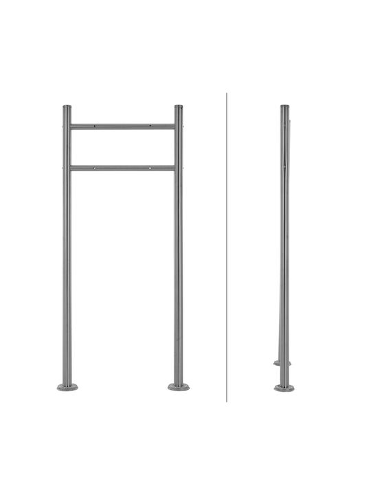 ML-Design Γραμματοκιβώτιο Εξωτερικού Χώρου Inox σε Γκρι Χρώμα 37x36.5x11cm ML-Design Γραμματοκιβώτιο Εξωτερικού Χώρου Inox σε Γκρι Χρώμα 37x36.5x11cm