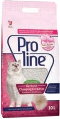 Lider Proline Bentonine Katzenstreu mit Duftstoff Babypuder 10Es 035946