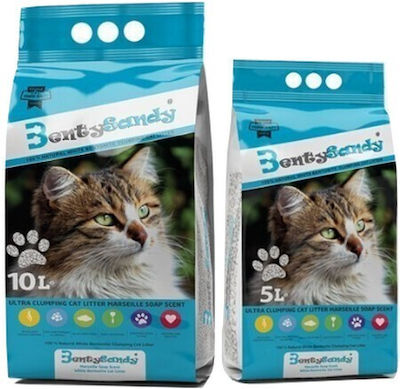 Bentysandy Kitty Max Katzenstreu mit Duftstoff Marseiller Seife 10Es