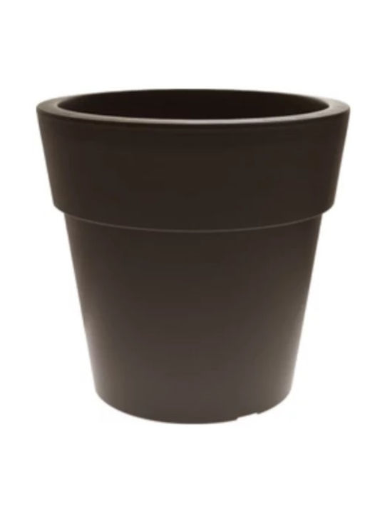 Viomes Linea 873 Flower Pot 35x33cm in Black Color