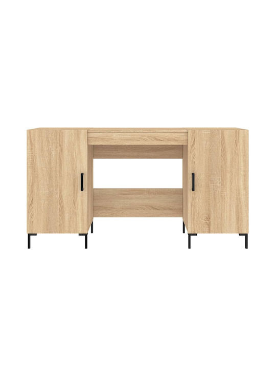 Γραφείο Ξύλινο Μπεζ 140x50x75εκ.