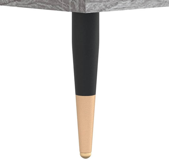 Birou de Lemn Gri 140x50x75cm