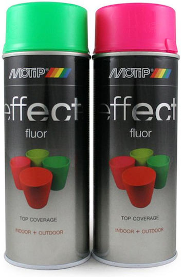 Motip Dupli Spray Paint Deco Effect Fluorescent Lacquer Yellow 400ml