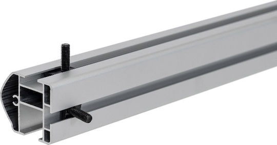Menabo Roof Bars Aluminum 155cm. (with Roof Rack Legs) Silver