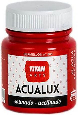 Titan Acualux Satin No 820 Liquid Craft Paint Purple for Wood Νερού Μεταλλικών Αποχρώσεων Violeta 820 100ml
