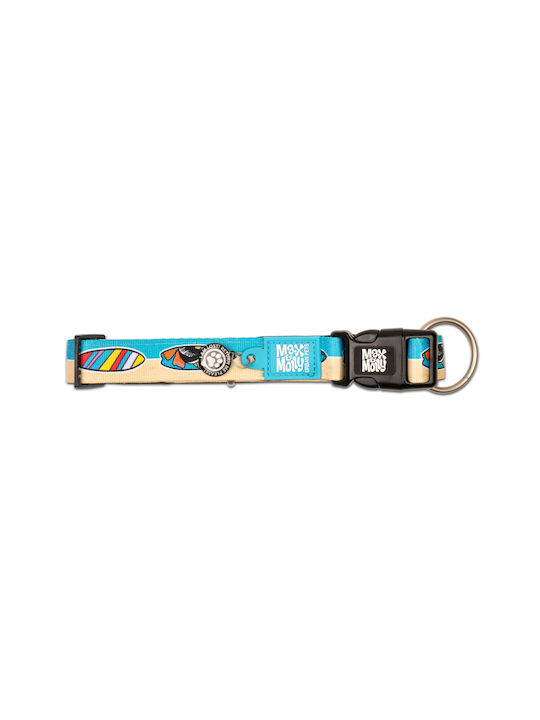 Max & Molly Hundehalsband in Blau Farbe Klein 15mm