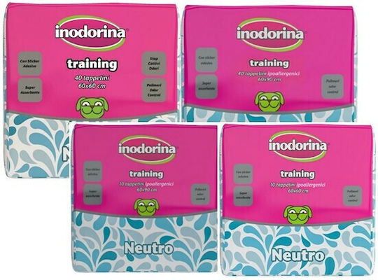 Inodorina Hundewindeln Trainingsscented mit Klebstoff 60x60 10 Stück 60x60cm 10Stück