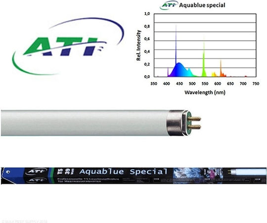 Ati Lampă T5 pentru iluminat acvariu cu lumina Albastru 54W ATI-1482