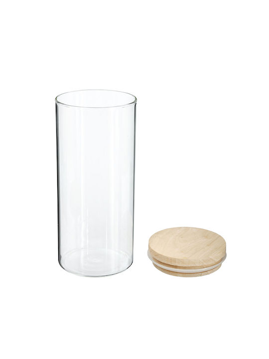 5Five Set 1pcs Jars General Use with Airtight Lid Glass 1300ml