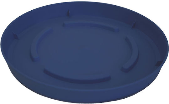 Atmosphera Plastic Pot Plate Aegean Blue 18.5x18.5cm 10.01.00D19AB